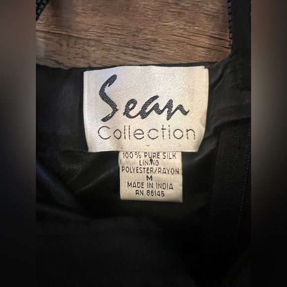 Vintage Sean Collection Little Black Dress size Med‎ - Picture 10 of 14